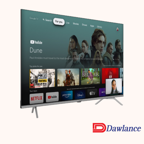 Radiant Series  50" G22 DAWLANCE Google LED TV 4K UHD